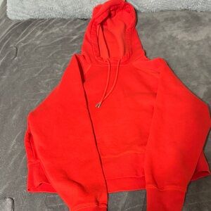 Vibrant Red Hoodie